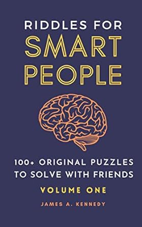 Imagen del vendedor de Riddles for Smart People: 100+ Original Puzzles to Solve with Friends (Books for Smart People) a la venta por Bulk Book Warehouse