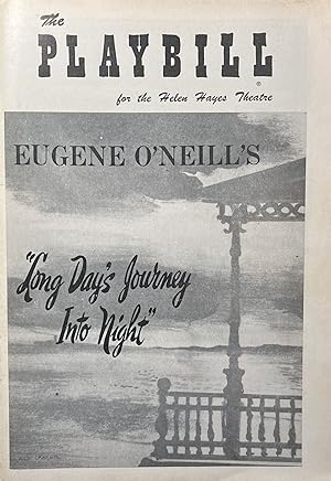 Playbill December 31, 1956 for "Long Day's Journey Into Night" at the Helen Hayes Theatre, New Yo...