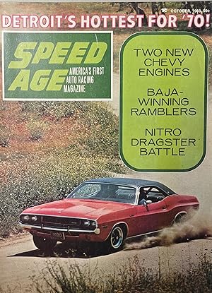 Bild des Verkufers fr Speed Age Magazine, Vol. 6, No. 5, October 1969 zum Verkauf von 32.1  Rare Books + Ephemera, IOBA, ESA