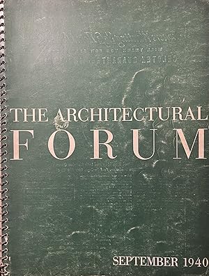 The Architectural Forum, Volume 72, Number 3, September 1940