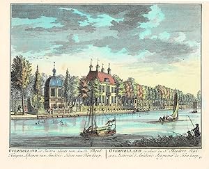 OVERHOLLAND, de Buiten-plaets van den Hr. Theod: Huigens, Schepen van Amsterd: Heere van Honkoop....