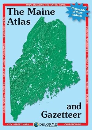 Bild des Verkufers fr Delorme Atlas & Gazetteer: Maine zum Verkauf von moluna