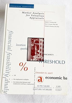 Imagen del vendedor de Market Analysis for Valuation Appraisals HC 1994 by Stephen F. Fanning a la venta por Miki Store