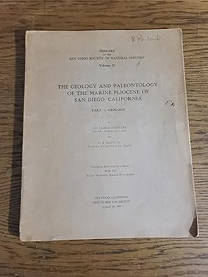 Seller image for The Geology and Paleontology of the Marine Pliocene of San Diego, California Volume II for sale by Fred M. Wacholz