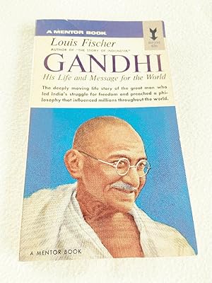 Immagine del venditore per Gandhi His Life and Message for the World by Louis Fischer 1954, PB venduto da Miki Store