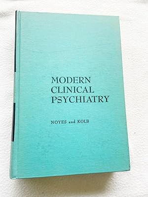 Bild des Verkufers fr Modern Clinical Psychiatry Sixth Edition by Noyes and Kolb HC 1964 zum Verkauf von Miki Store