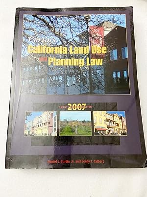 Seller image for Curtin's California Land Use and Planning Law by Curtin, Daniel J, PB 2007 for sale by Miki Store