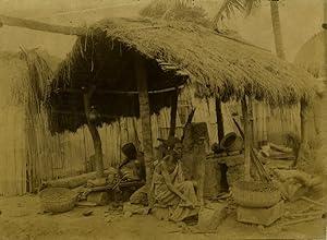 Togo Kpalimé? Men working Old Photo 1900