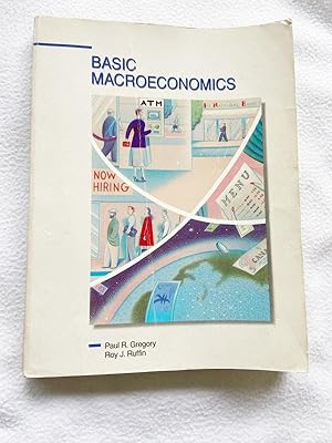 Image du vendeur pour Basic MacRoeconomics by Gregory, Paul R,, PB 1989 mis en vente par Miki Store