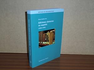 Imagen del vendedor de Ediciones alemanas en espaol 1850-1900 a la venta por Libros del Reino Secreto