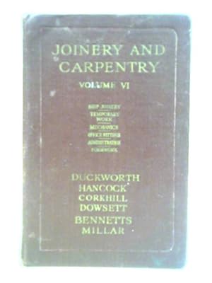 Seller image for Joinery and Carpentry Volume 6 for sale by World of Rare Books