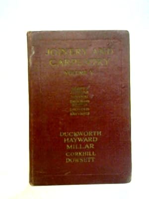 Bild des Verkufers fr Joinery and Carpentry, Volume V zum Verkauf von World of Rare Books