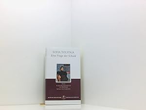 Bild des Verkufers fr Eine Frage der Schuld: Roman - Mit der Kurzen Autobiographie der Grfin S. A. Tolstaja Sofja Tolstaja. Aus dem Russ. bers. von Alfred Frank und Ursula Keller. Nachw. von Ursula Keller zum Verkauf von Book Broker