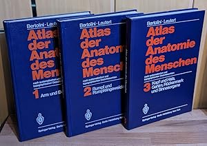 Bertolini, Leutert - Atlas der Anatomie des Menschen (3 Bände), Bd. 1: Arm und Bein. Bd. 2: Rumpf...