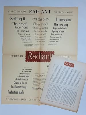A Specimen of Radiant Typeface Family