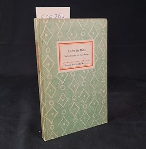 Seller image for Lieder des Hafis. Nachdichtungen von Hans Bethge Insel-Bcherei Nr. 11. - 15. Tausend. for sale by ANTIQUARIAT Franke BRUDDENBOOKS