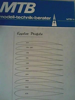 Bild des Verkufers fr MTB 1 modell technik berater Eppler Profile zum Verkauf von ANTIQUARIAT FRDEBUCH Inh.Michael Simon