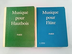 Konvolut 2 Bücher: Musique pour Flute; Musique pour Hautbois