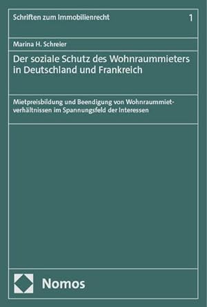 Seller image for Der soziale Schutz des Wohnraummieters in Deutschland und Frankreich for sale by Rheinberg-Buch Andreas Meier eK