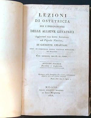 Lezioni di ostetricia per l'insegnamento delle allieve levatrici