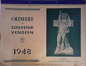 Calendrier du Souvenir Vendéen.