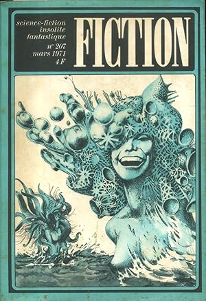 Fiction N° 207. Poul Anderson, Jean-Pierre Andrevon, Philip José Farmer, Gabriel Deblander Mars ...
