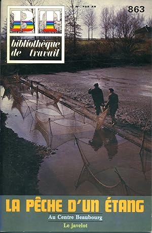 Bibliothèque de travail N° 863. La pêche d'un étang. L'étang de Hattigny (Moselle). 10 juin 1978.
