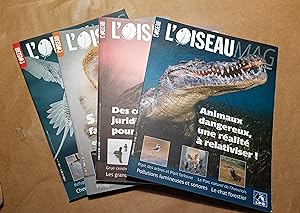 L'Oiseau Magazine. Année 2022 complète. Numéros 146 à 149. Revue de la ligue française pour la pr...