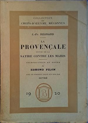 Seller image for La Provenale, suivie de la satire contre les maris. for sale by Librairie Et Ctera (et caetera) - Sophie Rosire