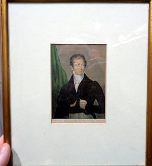 Sir Robert Peel. Oil based ink Baxter print, April 20th 1853