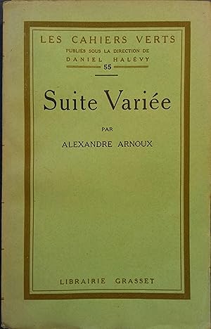 Seller image for Suite varie. for sale by Librairie Et Ctera (et caetera) - Sophie Rosire