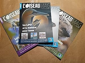 L'Oiseau Magazine. Année 2020 complète. Numéros 138 à 141. Revue de la ligue française pour la pr...