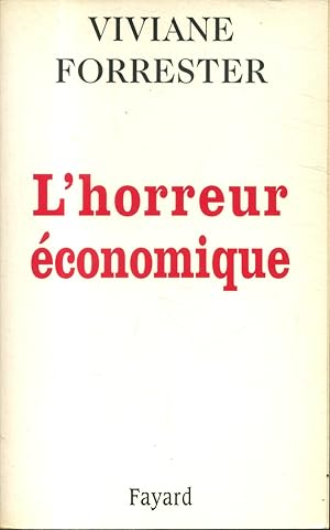 Seller image for L'horreur conomique. for sale by Librairie Et Ctera (et caetera) - Sophie Rosire