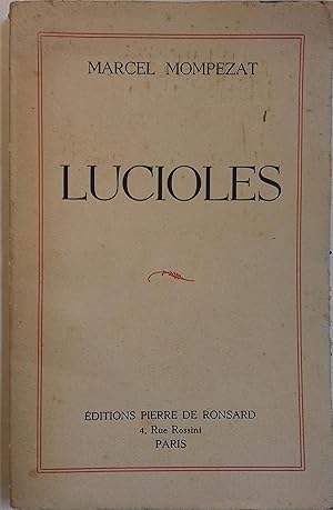 Bild des Verkufers fr Lucioles. zum Verkauf von Librairie Et Ctera (et caetera) - Sophie Rosire