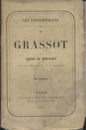 Imagen del vendedor de Grassot. a la venta por Librairie Et Ctera (et caetera) - Sophie Rosire
