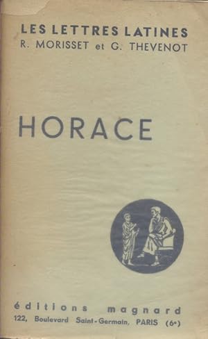 Bild des Verkufers fr Horace. (Chapitre XV des "Lettres Latines"). Classe de premire. zum Verkauf von Librairie Et Ctera (et caetera) - Sophie Rosire