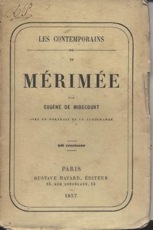 Image du vendeur pour Mrime. mis en vente par Librairie Et Ctera (et caetera) - Sophie Rosire