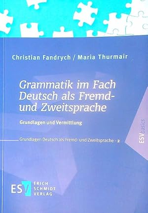 Immagine del venditore per Grammatik im Fach Deutsch als Fremd- und Zweitsprache venduto da Miliardi di Parole