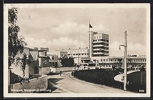 Ansichtskarte Stuttgart, Weissenhof-Siedlung, Bauhaus