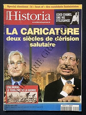 HISTORIA-N°651-MARS 2001-LA CARICATURE