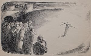 Bild des Verkufers fr unbekannt - Kreuzigung - 1923 - Lithografie zum Verkauf von Irrgang Fine Arts