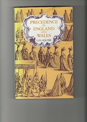 Image du vendeur pour Precedence In England And Wales mis en vente par Ralph Carter Books