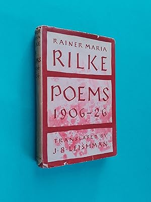 Bild des Verkufers fr Rainer Maria Rilke Poems 1906-26 zum Verkauf von Books & Bobs