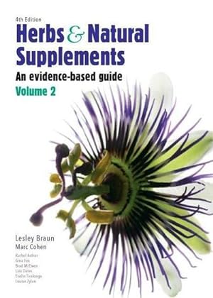 Bild des Verkufers fr Herbs and Natural Supplements, Volume 2 : An Evidence-Based Guide zum Verkauf von AHA-BUCH GmbH