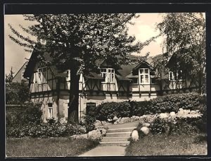 Bild des Verkufers fr Ansichtskarte Bad Ksen, Sanatorium Solidaritt, Kleines Haus zum Verkauf von Bartko-Reher