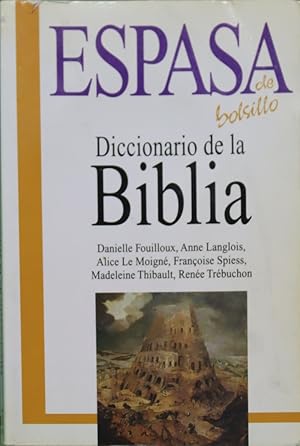 Image du vendeur pour Diccionario Espasa Biblia mis en vente par Librera Alonso Quijano