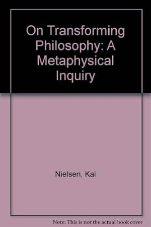 Bild des Verkufers fr On Transforming Philosophy: A Metaphilosophical Inquiry zum Verkauf von Redux Books
