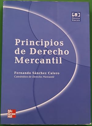 Imagen del vendedor de Principios de derecho mercantil a la venta por Librera Alonso Quijano