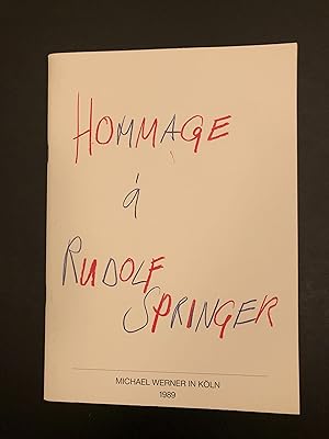 Hommage á Rudolf Springer