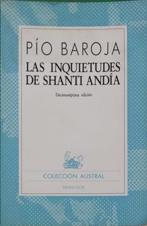 Imagen del vendedor de Las inquietudes de Shanti Anda a la venta por Librera Alonso Quijano